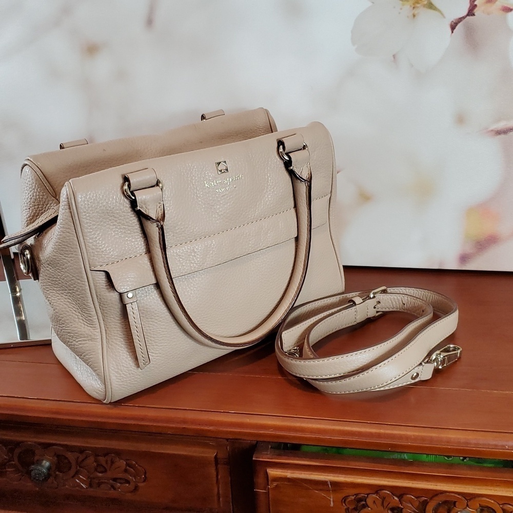 Kate Spade Beige Satchel - Picture 10 of 12